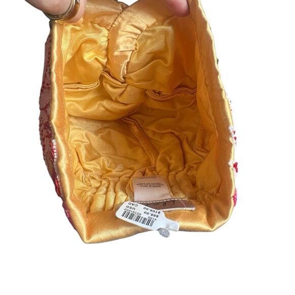 NWT Anthropologie Llani  Beaded Embellished Turban Gold Multi Botanical Hair Wra - Picture 8 of 12